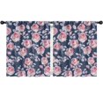 thumbnail image 1 of Blackout Kids Curtains,Pioneer Flower Childrens Insulated Curtains Set Of 2,Bedroom Essentials,Toddler Room Decor 52x63in(132x160cm), 1 of 4