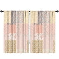 thumbnail image 1 of Blackout Kids Curtains,Pioneer Flower Childrens Insulated Curtains Set Of 2,Bedroom Essentials,Toddler Room Decor 52x84in(132x213cm), 1 of 4
