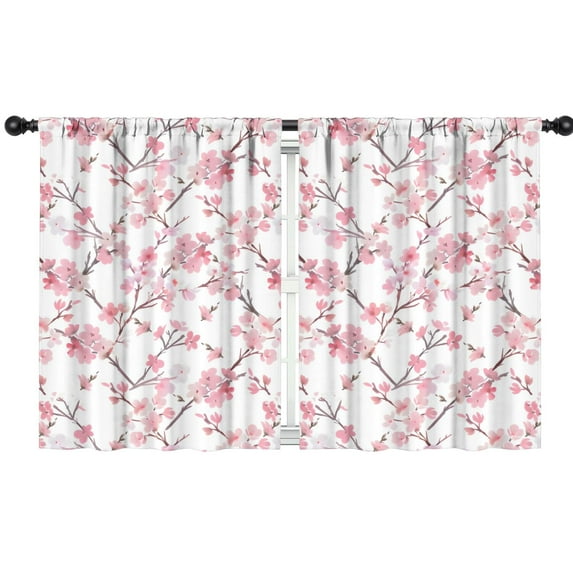 Blackout Kids Curtains,Pioneer Flower Floral Print Pattern Childrens Insulated Curtains Set Of 2,Bedroom Essentials,Toddler Room Decor 42"x54"