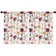 thumbnail image 1 of Blackout Kids Curtains,Pioneer Flower Floral Print Pattern Childrens Insulated Curtains Set Of 2,Bedroom Essentials,Toddler Room Decor 42"x54", 1 of 5