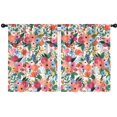 thumbnail image 1 of Blackout Kids Curtains,Pioneer Flower Floral Print Pattern Childrens Insulated Curtains Set Of 2,Bedroom Essentials,Toddler Room Decor 42"x54", 1 of 5