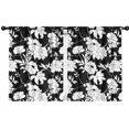 thumbnail image 1 of Blackout Kids Curtains,Pioneer Flower Floral Print Pattern Childrens Insulated Curtains Set Of 2,Bedroom Essentials,Toddler Room Decor 42"x54", 1 of 5