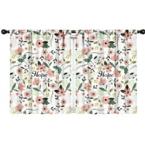 Blackout Kids Curtains,Pioneer Flower Floral Print Pattern Childrens Insulated Curtains Set Of 2,Bedroom Essentials,Toddler Room Decor 42"x54"