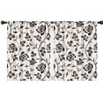 thumbnail image 1 of Blackout Kids Curtains,Pioneer Flower Floral Print Pattern Childrens Insulated Curtains Set Of 2,Bedroom Essentials,Toddler Room Decor 42"x54", 1 of 5
