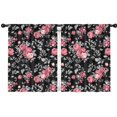 thumbnail image 1 of Blackout Kids Curtains,Pioneer Flower Floral Print Pattern Childrens Insulated Curtains Set Of 2,Bedroom Essentials,Toddler Room Decor 42"x54", 1 of 5