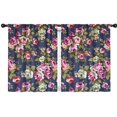 thumbnail image 1 of Blackout Kids Curtains,Pioneer Flower Floral Print Pattern Childrens Insulated Curtains Set Of 2,Bedroom Essentials,Toddler Room Decor 42"x54", 1 of 5