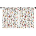 thumbnail image 1 of Blackout Kids Curtains,Pioneer Flower Floral Print Pattern Childrens Insulated Curtains Set Of 2,Bedroom Essentials,Toddler Room Decor 42"x54", 1 of 5