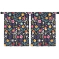 thumbnail image 1 of Blackout Kids Curtains,Pioneer Flower Floral Print Pattern Childrens Insulated Curtains Set Of 2,Bedroom Essentials,Toddler Room Decor 42"x54", 1 of 5