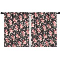 Blackout Kids Curtains,Pioneer Flower Floral Print Pattern Childrens Insulated Curtains Set Of 2,Bedroom Essentials,Toddler Room Decor 42"x54"