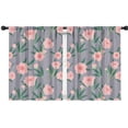 thumbnail image 1 of Blackout Kids Curtains,Pioneer Flower Floral Print Pattern Childrens Insulated Curtains Set Of 2,Bedroom Essentials,Toddler Room Decor 42"x54", 1 of 5