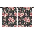 thumbnail image 1 of Blackout Kids Curtains,Pioneer Flower Floral Print Pattern Childrens Insulated Curtains Set Of 2,Bedroom Essentials,Toddler Room Decor 42"x54", 1 of 5