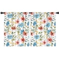 thumbnail image 1 of Blackout Kids Curtains,Pioneer Flower Floral Print Pattern Childrens Insulated Curtains Set Of 2,Bedroom Essentials,Toddler Room Decor 42"x54", 1 of 5