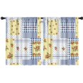 thumbnail image 1 of Blackout Kids Curtains,Pioneer Flower Floral Print Pattern Childrens Insulated Curtains Set Of 2,Bedroom Essentials,Toddler Room Decor 42"x54", 1 of 5