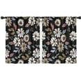 thumbnail image 1 of Blackout Kids Curtains,Pioneer Flower Floral Print Pattern Childrens Insulated Curtains Set Of 2,Bedroom Essentials,Toddler Room Decor 42"x54", 1 of 5