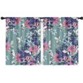 thumbnail image 1 of Blackout Kids Curtains,Pioneer Flower Floral Print Pattern Childrens Insulated Curtains Set Of 2,Bedroom Essentials,Toddler Room Decor 42"x54", 1 of 5