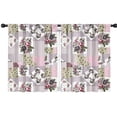 thumbnail image 1 of Blackout Kids Curtains,Pioneer Flower Floral Print Pattern Childrens Insulated Curtains Set Of 2,Bedroom Essentials,Toddler Room Decor 42"x54", 1 of 5