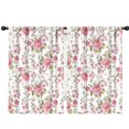 thumbnail image 1 of Blackout Kids Curtains,Pioneer Flower Floral Print Pattern Childrens Insulated Curtains Set Of 2,Bedroom Essentials,Toddler Room Decor 42"x63", 1 of 5