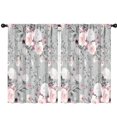 thumbnail image 1 of Blackout Kids Curtains,Pioneer Flower Floral Print Pattern Childrens Insulated Curtains Set Of 2,Bedroom Essentials,Toddler Room Decor 42"x63", 1 of 5