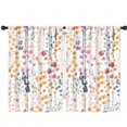 thumbnail image 1 of Blackout Kids Curtains,Pioneer Flower Floral Print Pattern Childrens Insulated Curtains Set Of 2,Bedroom Essentials,Toddler Room Decor 42"x63", 1 of 5