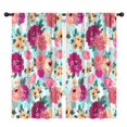 thumbnail image 1 of Blackout Kids Curtains,Pioneer Flower Floral Print Pattern Childrens Insulated Curtains Set Of 2,Bedroom Essentials,Toddler Room Decor 42"x84", 1 of 5