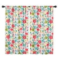 thumbnail image 1 of Blackout Kids Curtains,Pioneer Flower Floral Print Pattern Childrens Insulated Curtains Set Of 2,Bedroom Essentials,Toddler Room Decor 42"x84", 1 of 5
