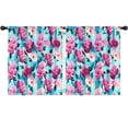 thumbnail image 1 of Blackout Kids Curtains,Pioneer Flower Floral Print Pattern Childrens Insulated Curtains Set Of 2,Bedroom Essentials,Toddler Room Decor 52"x63", 1 of 5
