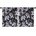 thumbnail image 1 of Blackout Kids Curtains,Pioneer Flower Floral Print Pattern Childrens Insulated Curtains Set Of 2,Bedroom Essentials,Toddler Room Decor 52"x63", 1 of 5