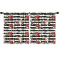 thumbnail image 1 of Blackout Kids Curtains,Pioneer Flower Floral Print Pattern Childrens Insulated Curtains Set Of 2,Bedroom Essentials,Toddler Room Decor 52"x63", 1 of 5