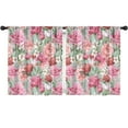 thumbnail image 1 of Blackout Kids Curtains,Pioneer Flower Floral Print Pattern Childrens Insulated Curtains Set Of 2,Bedroom Essentials,Toddler Room Decor 52"x63", 1 of 5