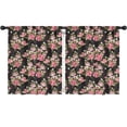 thumbnail image 1 of Blackout Kids Curtains,Pioneer Flower Floral Print Pattern Childrens Insulated Curtains Set Of 2,Bedroom Essentials,Toddler Room Decor 52"x63", 1 of 5