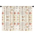 thumbnail image 1 of Blackout Kids Curtains,Pioneer Flower Floral Print Pattern Childrens Insulated Curtains Set Of 2,Bedroom Essentials,Toddler Room Decor 52"x84", 1 of 5