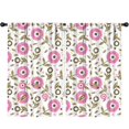 thumbnail image 1 of Blackout Kids Curtains,Pioneer Flower Floral Print Pattern Childrens Insulated Curtains Set Of 2,Bedroom Essentials,Toddler Room Decor 52"x84", 1 of 5