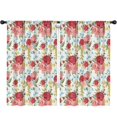 thumbnail image 1 of Blackout Kids Curtains,Pioneer Flower Floral Print Pattern Childrens Insulated Curtains Set Of 2,Bedroom Essentials,Toddler Room Decor 52"x84", 1 of 5