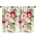 thumbnail image 1 of Blackout Kids Curtains,Pioneer Flower Floral Print Pattern Childrens Insulated Curtains Set Of 2,Bedroom Essentials,Toddler Room Decor 52"x84", 1 of 5