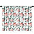 thumbnail image 1 of Blackout Kids Curtains,Pioneer Flower Floral Print Pattern Childrens Insulated Curtains Set Of 2,Bedroom Essentials,Toddler Room Decor 52"x84", 1 of 5