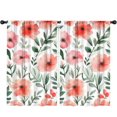 thumbnail image 1 of Blackout Kids Curtains,Pioneer Flower Pattern Childrens Insulated Curtains Set Of 2,Bedroom Essentials,Toddler Room Decor 52x84in(132x213cm), 1 of 4