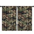 thumbnail image 1 of Blackout Kids Curtains,Pixel Gray Camo Digital Pattern Childrens Insulated Curtains Set Of 2,Bedroom Essentials,Toddler Room Decor 52"x84", 1 of 5
