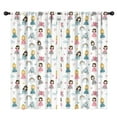 thumbnail image 1 of Blackout Kids Curtains,Princess Carriage Castle Pattern Childrens Insulated Curtains Set Of 2,Bedroom Essentials,Toddler Room Decor 42"x84", 1 of 5