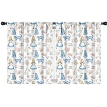 Blackout Kids Curtains,Princess Pattern Childrens Insulated Curtains Set Of 2,Bedroom Essentials,Toddler Room Decor 42"x54"