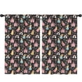 thumbnail image 1 of Blackout Kids Curtains,Princess and Castle Black Pattern Children's Insulated Curtains Set Of 2,Bedroom Essentials,Toddler Room Decor 52"x84", 1 of 5