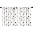 thumbnail image 1 of Blackout Kids Curtains,Pug and Footprints Childrens Insulated Curtains Set Of 2,Bedroom Essentials,Toddler Room Decor 42x54in(106x137cm), 1 of 4