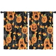 thumbnail image 1 of Blackout Kids Curtains,Pumpkin Candy Halloween Pattern Childrens Insulated Curtains Set Of 2,Bedroom Essentials,Toddler Room Decor 42x63in(106x160cm), 1 of 5