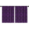 thumbnail image 1 of Blackout Kids Curtains,Purple Black Ornament Eye Pattern Childrens Insulated Curtains Set Of 2,Bedroom Essentials,Toddler Room Decor 42"x54", 1 of 5