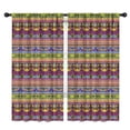 thumbnail image 1 of Blackout Kids Curtains,Purple Boho Tribal Birds and Meanders Pattern Childrens Insulated Curtains Set Of 2,Bedroom Essentials,Toddler Room Decor 42x84in(106x213cm), 1 of 5