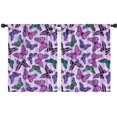 thumbnail image 1 of Blackout Kids Curtains,Purple Butterfly Pattern Childrens Insulated Curtains Set Of 2,Bedroom Essentials,Toddler Room Decor 42"x54", 1 of 5
