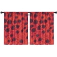 thumbnail image 1 of Blackout Kids Curtains,Red Cheetah Leopard Pattern Childrens Insulated Curtains Set Of 2,Bedroom Essentials,Toddler Room Decor 42"x54", 1 of 5