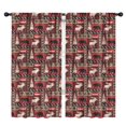 thumbnail image 1 of Blackout Kids Curtains,Red Christmas Animal and Tree Pattern Childrens Insulated Curtains Set Of 2,Bedroom Essentials,Toddler Room Decor 42"x84", 1 of 5