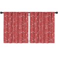 thumbnail image 1 of Blackout Kids Curtains,Red Christmas Gift and Snowflake Pattern Childrens Insulated Curtains Set Of 2,Bedroom Essentials,Toddler Room Decor 52"x63", 1 of 5