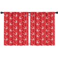 thumbnail image 1 of Blackout Kids Curtains,Red Christmas Reindeer Pattern Childrens Insulated Curtains Set Of 2,Bedroom Essentials,Toddler Room Decor 42"x54", 1 of 5