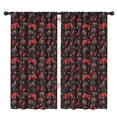 thumbnail image 1 of Blackout Kids Curtains,Red Controllers Games Icons Black Pattern Childrens Insulated Curtains Set Of 2,Bedroom Essentials,Toddler Room Decor 42"x84", 1 of 5